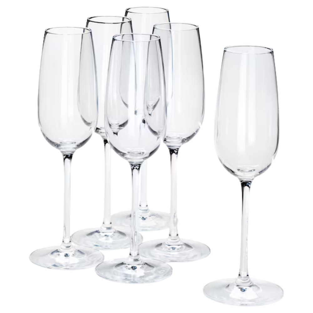 Champagneglas med gravyr - gåvoronline