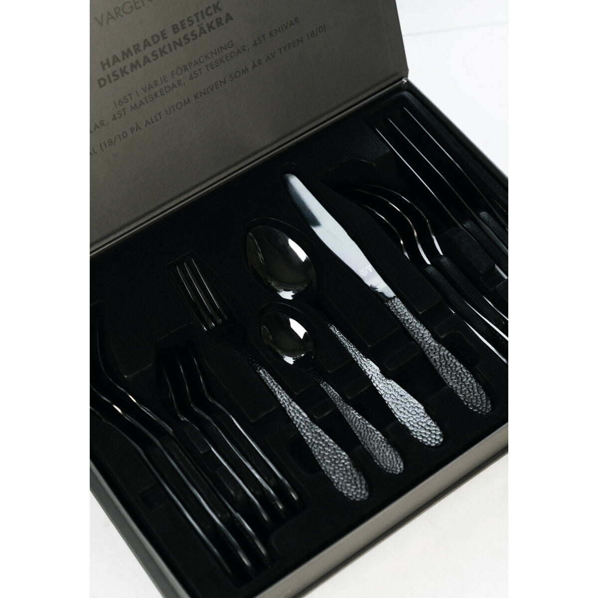 Frost Bestickset 16-delar - Onyx svart