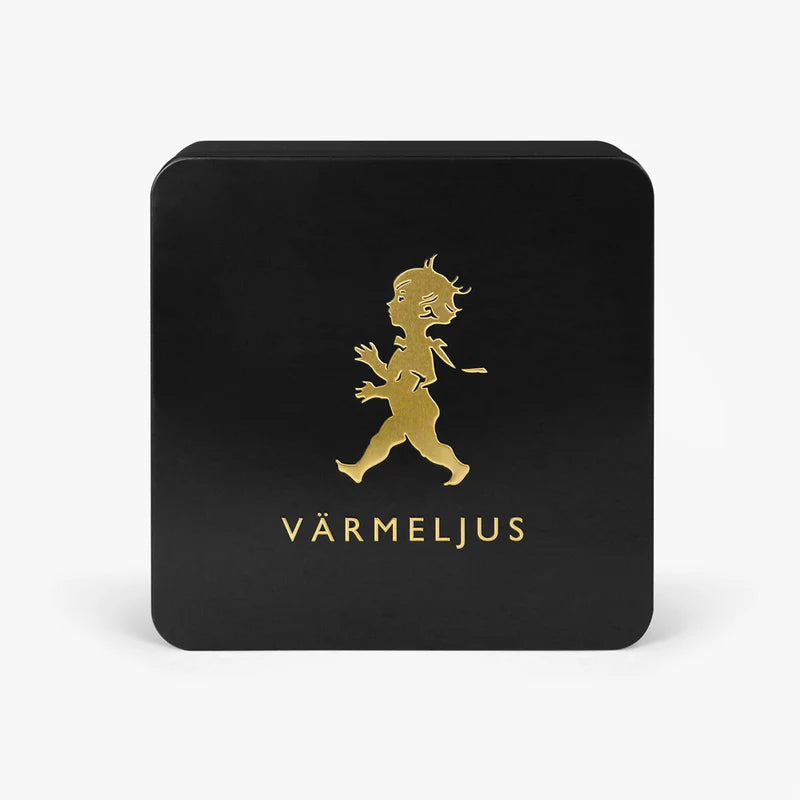 Värmeljuslåda - Svart/Guld