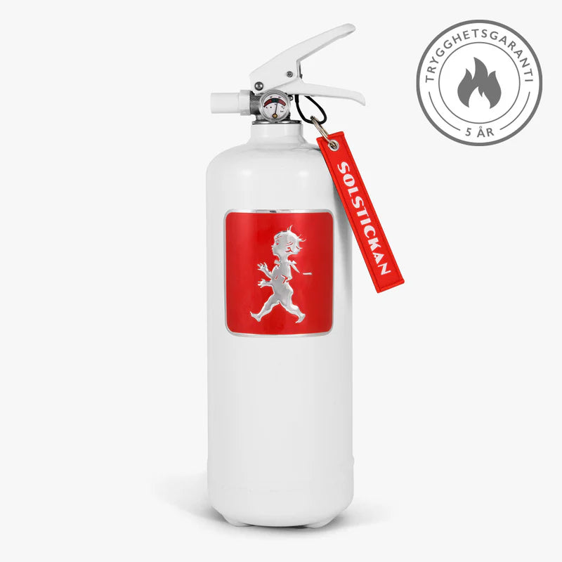 Brandsläckare 2 kg - Vit / Röd